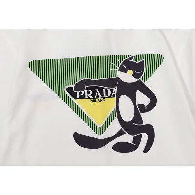 Рубашка Prada Short Sleeve Milano Cat "White" фото № 3