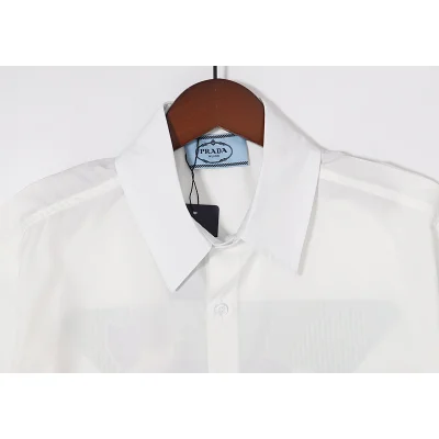 Рубашка Prada Short Sleeve Milano Cat "White" фото № 6