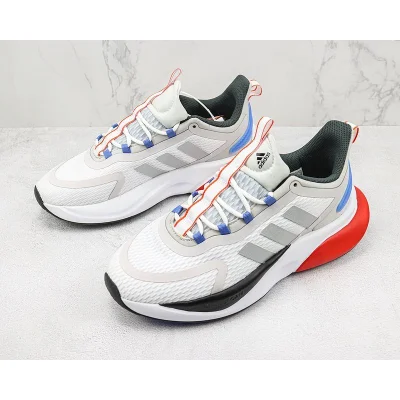 Adidas Alphabounce+ "White/Silver/Grey" фото № 5