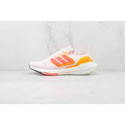 Adidas Ultraboost 22 "White/Turbo Orange" фото № 2