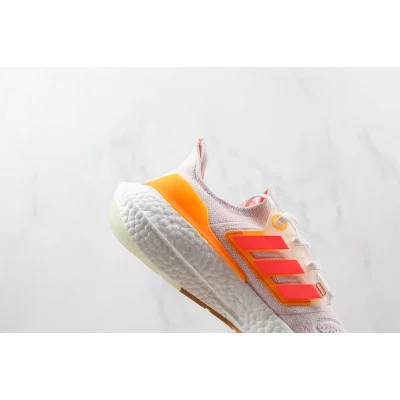 Adidas Ultraboost 22 "White/Turbo Orange" фото № 4