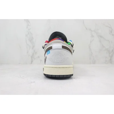 Air Jordan 1 Low "Chocolate Brown/Grey/White Lacing" фото № 9