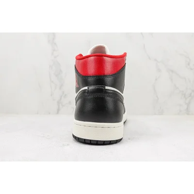 Air Jordan 1 Mid "Black Gym Red" фото № 8