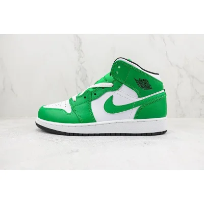 Air Jordan 1 Mid "Lucky Green (GS)" фото № 2