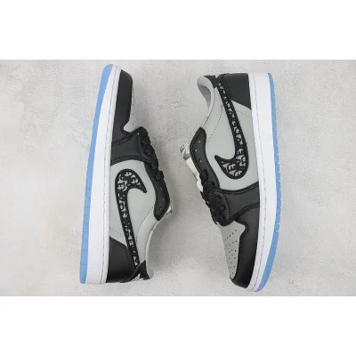 Dior x Air Jordan 1 Low "Dior/Dark Grey" фото № 6