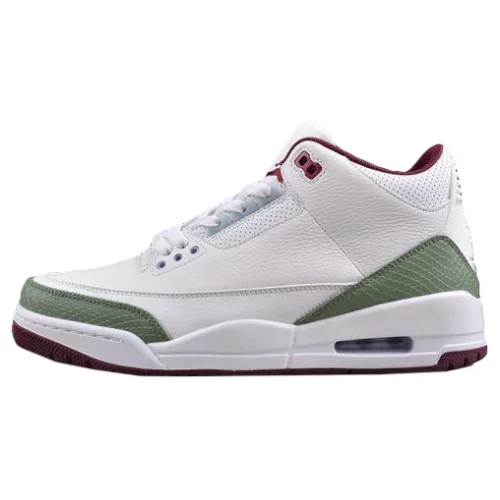 Air Jordan 3 Retro "White/Green/Crimson"