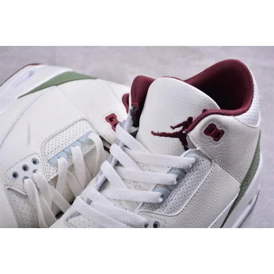 Air Jordan 3 Retro "White/Green/Crimson" фото № 3
