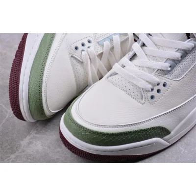 Air Jordan 3 Retro "White/Green/Crimson" фото № 2