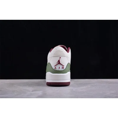 Air Jordan 3 Retro "White/Green/Crimson" фото № 5