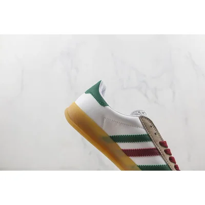 Adidas x Gucci Gazelle "White/Green/Beige" фото № 3
