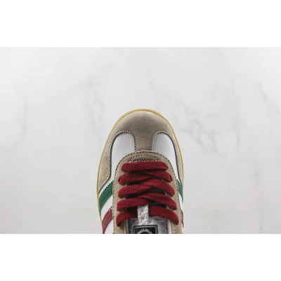 Adidas x Gucci Gazelle "White/Green/Beige" фото № 4