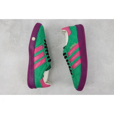 Adidas x Gucci Gazelle "Green/Pink/Purple" фото № 7