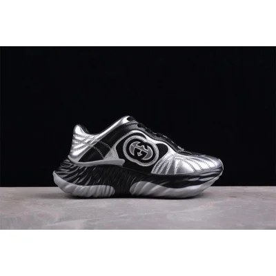 Gucci Ripple Trainer "Black Silver" фото № 7