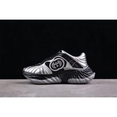 Gucci Ripple Trainer "Black Silver" фото № 6