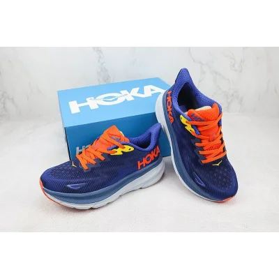 Hoka One One Clifton 9 "Dark Blue/Orange" фото № 7 Hoka One One Clifton 9 "Dark Blue/Orange" фото № 7