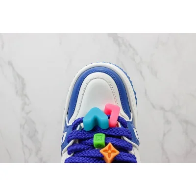 Louis Vuitton LV Trainer Maxi "White/Blue" фото № 3