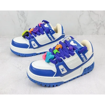 Louis Vuitton LV Trainer Maxi "White/Blue" фото № 5