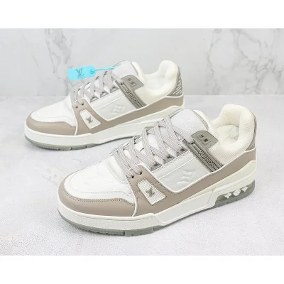 Louis Vuitton LV Trainer 2021 Low "Beige White" фото № 5