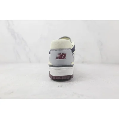 New Balance 550 “White/Natural Indigo/Burgundy” фото № 8