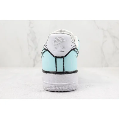Nike Air Force 1’07 Low "Tiffany Blue Graffiti" фото № 9