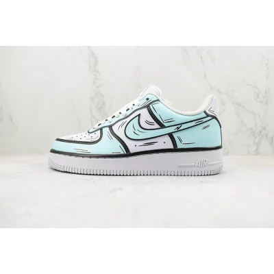 Nike Air Force 1’07 Low "Tiffany Blue Graffiti" фото № 2