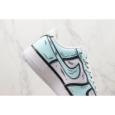 Nike Air Force 1’07 Low "Tiffany Blue Graffiti" фото № 3