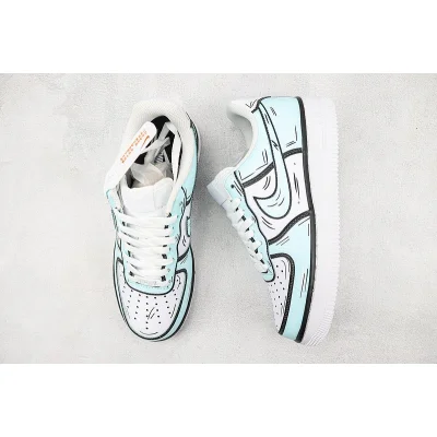 Nike Air Force 1’07 Low "Tiffany Blue Graffiti" фото № 6