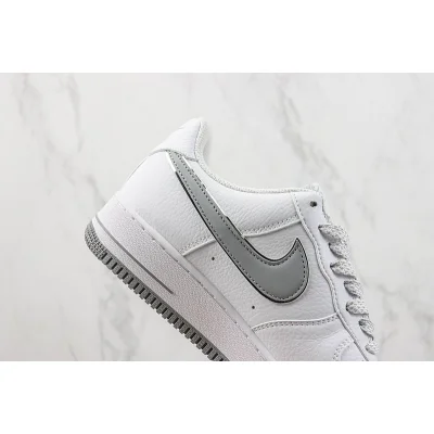 Stussy x Nike Air Force 1 Low "White/Silver Grey" фото № 3