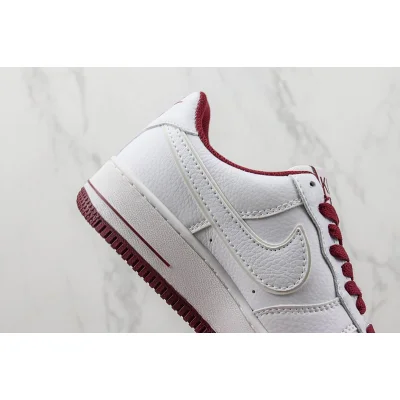 Kith x Nike Air Force 1 Low "White/Burugundy" фото № 3