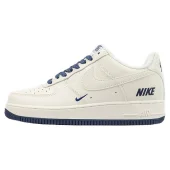 Nike Air Force 1 Low "Off White/Navy Blue Logo"