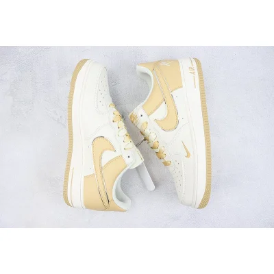 Terror Squad x Nike Air Force 1 Low "Sand Yellow/White/Mini-Swoosh" фото № 7