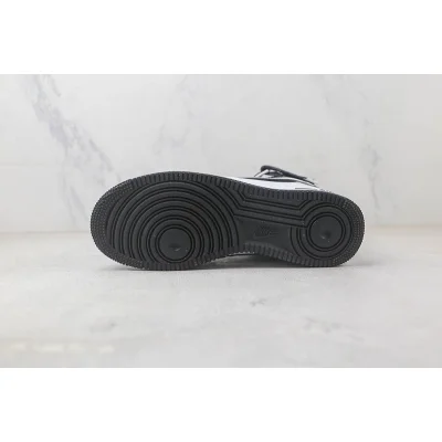 Nike Air Force 1 Mid "Black/Grey/White" фото № 8