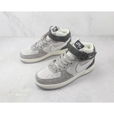 Nike Air Force 1 Mid "Triple Grey" фото № 5