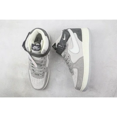 Nike Air Force 1 Mid "Triple Grey" фото № 6