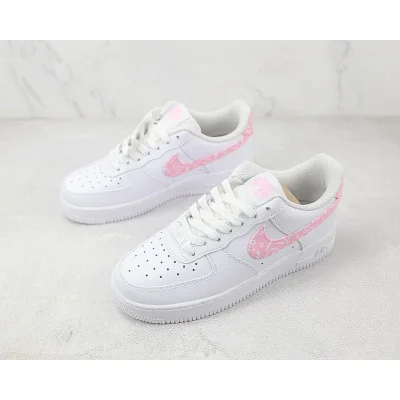 Nike Air Force 1 Low "White/Pink/Paisley" фото № 5