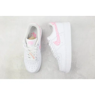 Nike Air Force 1 Low "White/Pink/Paisley" фото № 7