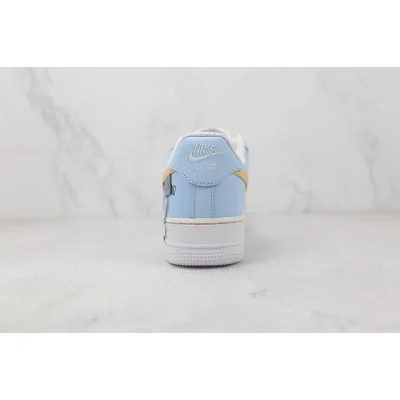 Nike Air Force 1 Low "Light Blue/Grey/Orange" фото № 9 Nike Air Force 1 Low "Light Blue/Grey/Orange" фото № 9