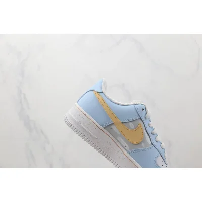 Nike Air Force 1 Low "Light Blue/Grey/Orange" фото № 3 Nike Air Force 1 Low "Light Blue/Grey/Orange" фото № 3