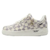 Louis Vuitton x Nike Air Force 1 Low 07 "Checkered White"