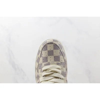 Louis Vuitton x Nike Air Force 1 Low 07 "Checkered White" фото № 4