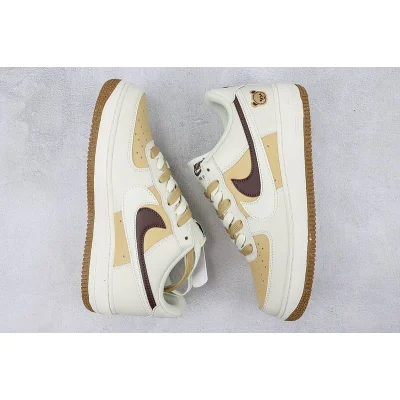 Nike Air Force 1 Low "Rice White/Brown/Yellow" фото № 6