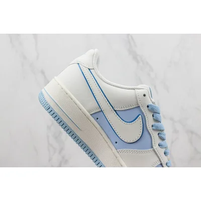 Nike Air Force 1 Low "White/Blue/Gold" фото № 3