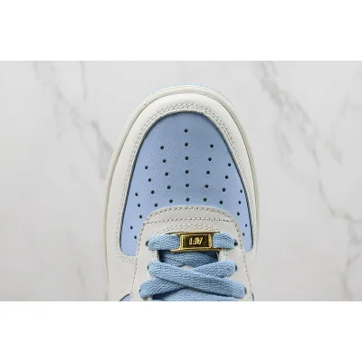 Nike Air Force 1 Low "White/Blue/Gold" фото № 4