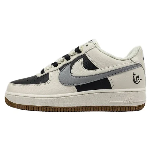 Nike Air Force 1 Low "Double Swoosh/Beige/Black/Grey"