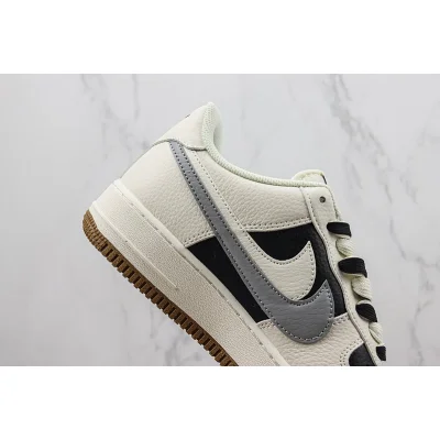 Nike Air Force 1 Low "Double Swoosh/Beige/Black/Grey" фото № 3