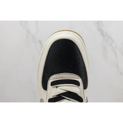 Nike Air Force 1 Low "Double Swoosh/Beige/Black/Grey" фото № 4