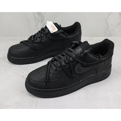 Nike Air Force 1 Low "Black/Double Lacing" фото № 5