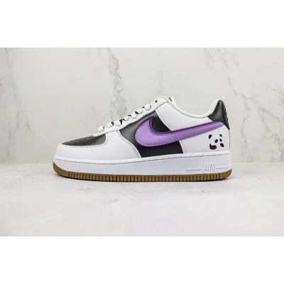 Nike Air Force 1 Low "Purple/White/Black/Panda" фото № 2