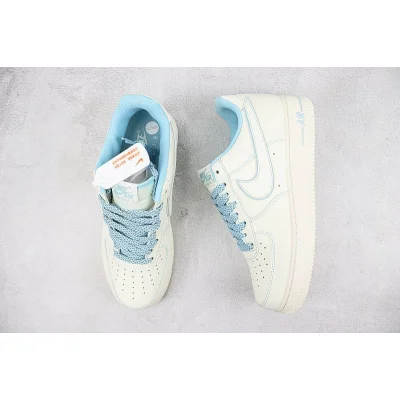 Nike Air Force 1 Low "Blue/Rice White" фото № 7