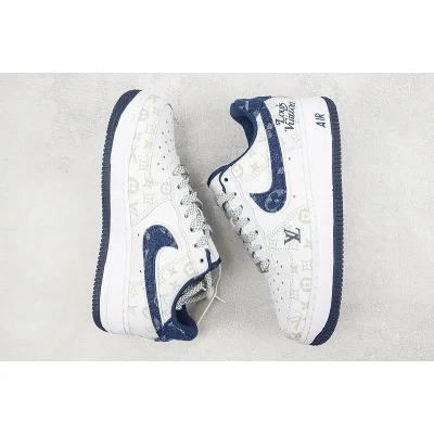 Louis Vuitton x Nike Air Force 1 Low "Night Elf/Blue Denim" фото № 6 Louis Vuitton x Nike Air Force 1 Low "Night Elf/Blue Denim" фото № 6